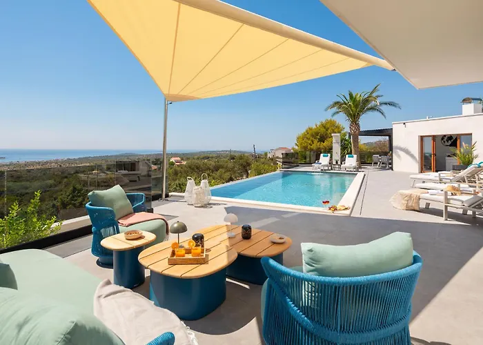 Luxury Sea La Vie With Pool Near Sibenik * Jarebinjak