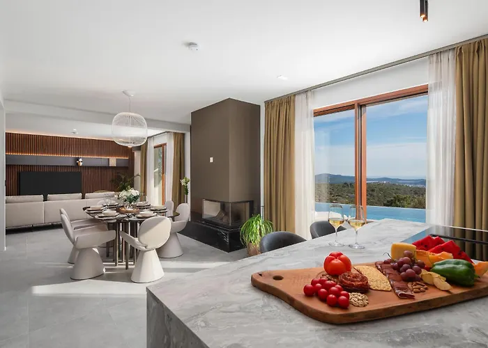 Luxury Sea La Vie With Pool Near Sibenik Villa Jarebinjak